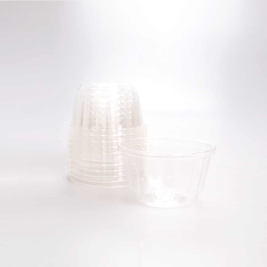 Vaso Cristal #24 Costilla Magno Plástica 50 Pz