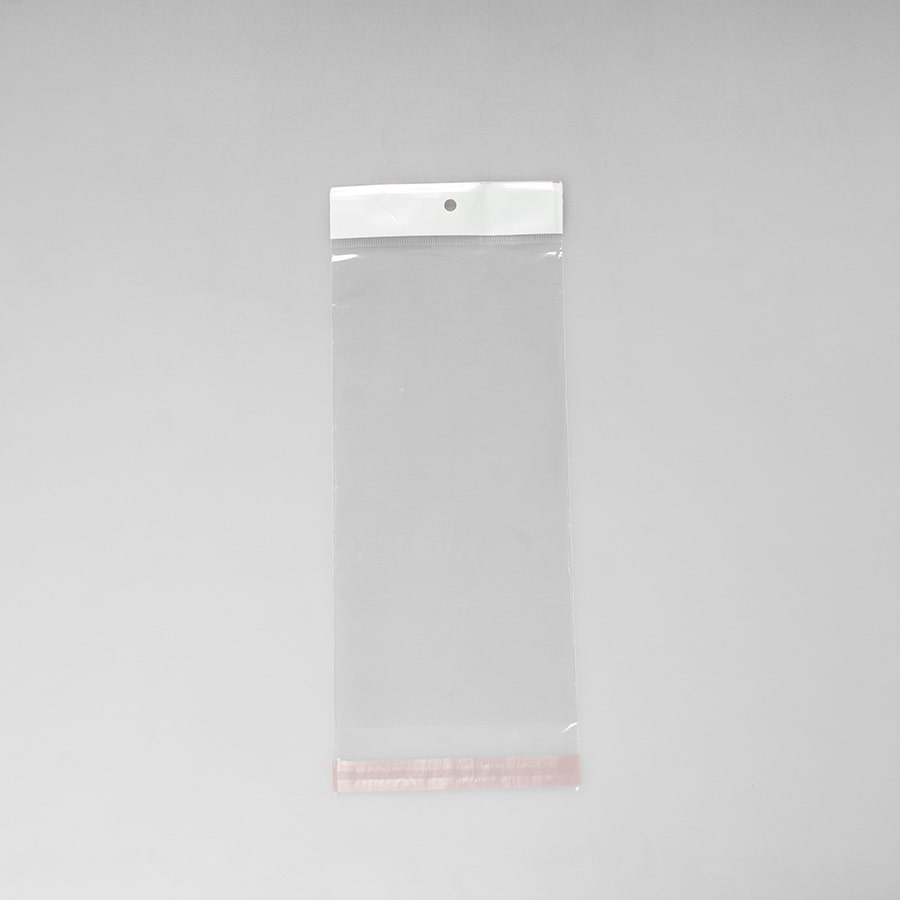 Bolsa de Celofán 11×22+3+3 Cm Adhesiva 100 Pz